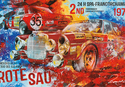 Rote Sau 180*100 cm